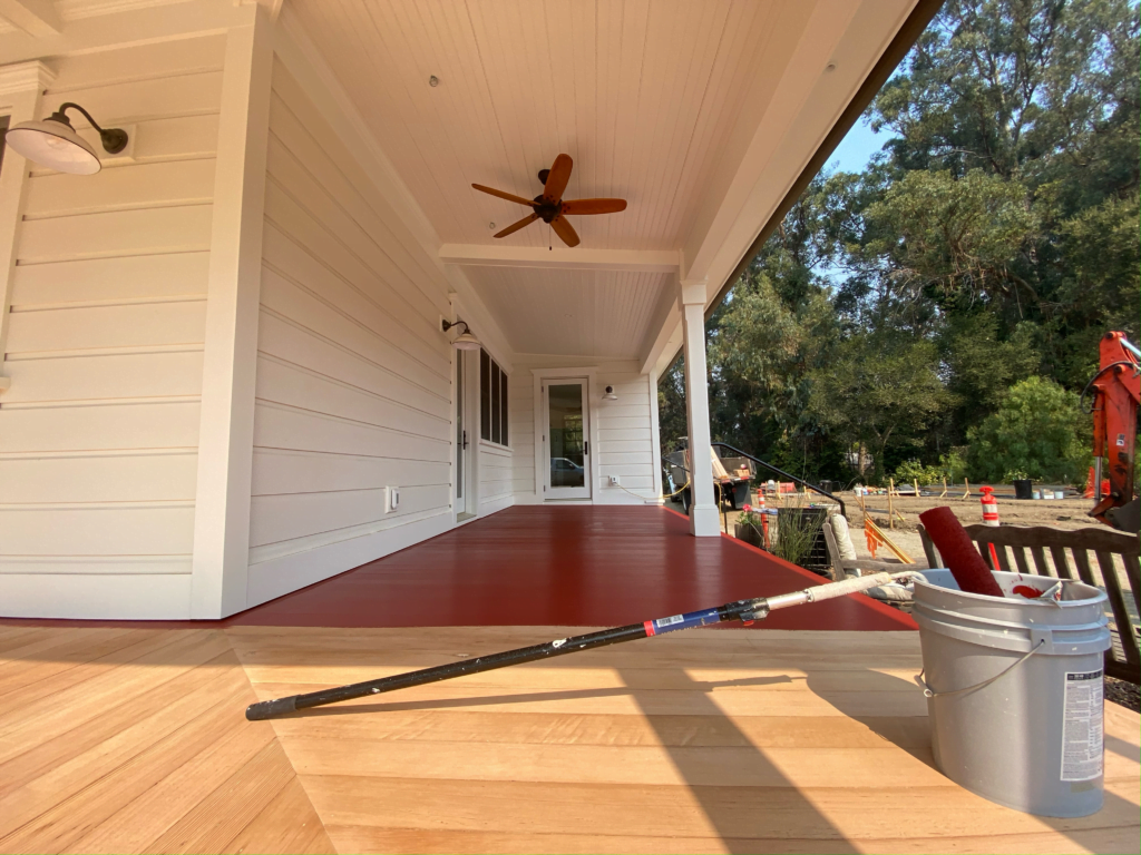 painted deck