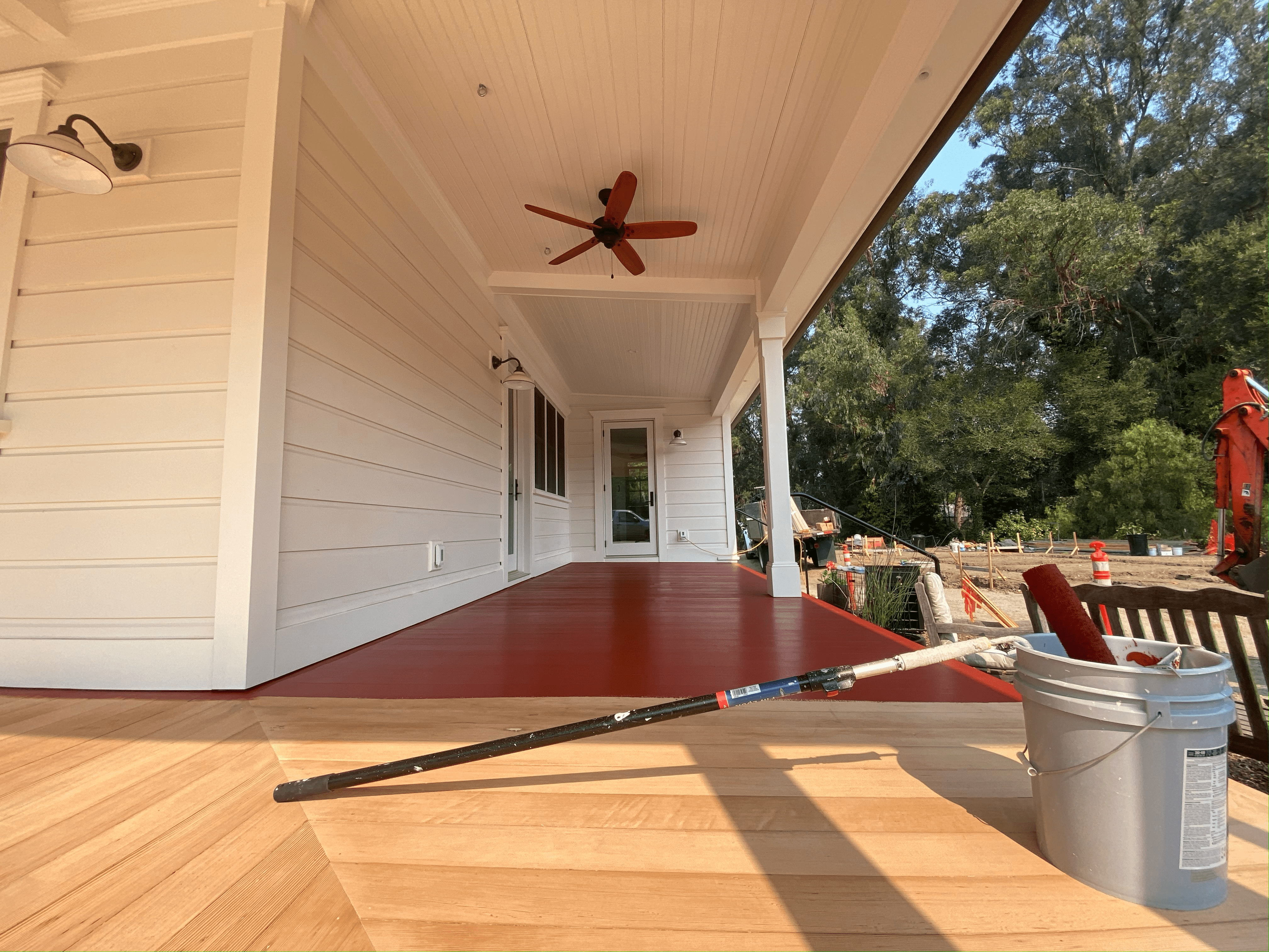 painted deck